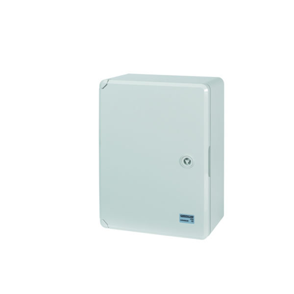 COFFRET DE DISTRIBUTION 250X350X150 MM PORTE PLEINE GRISE