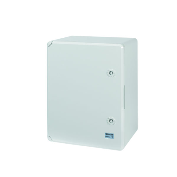 COFFRET DE DISTRIBUTION 300X400X220 MM PORTE PLEINE GRISE