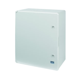COFFRET DE DISTRIBUTION 400X500X240 MM PORTE PLEINE GRISE