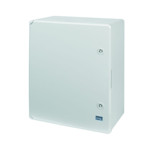 COFFRET DE DISTRIBUTION 400X500X240 MM PORTE PLEINE GRISE